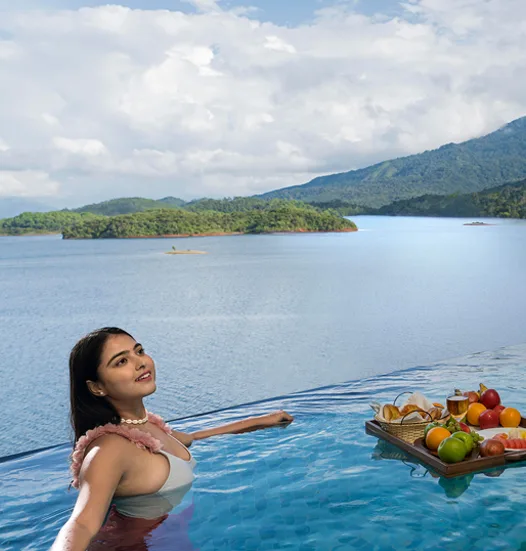 mountain shadows romantic private pool with lake view